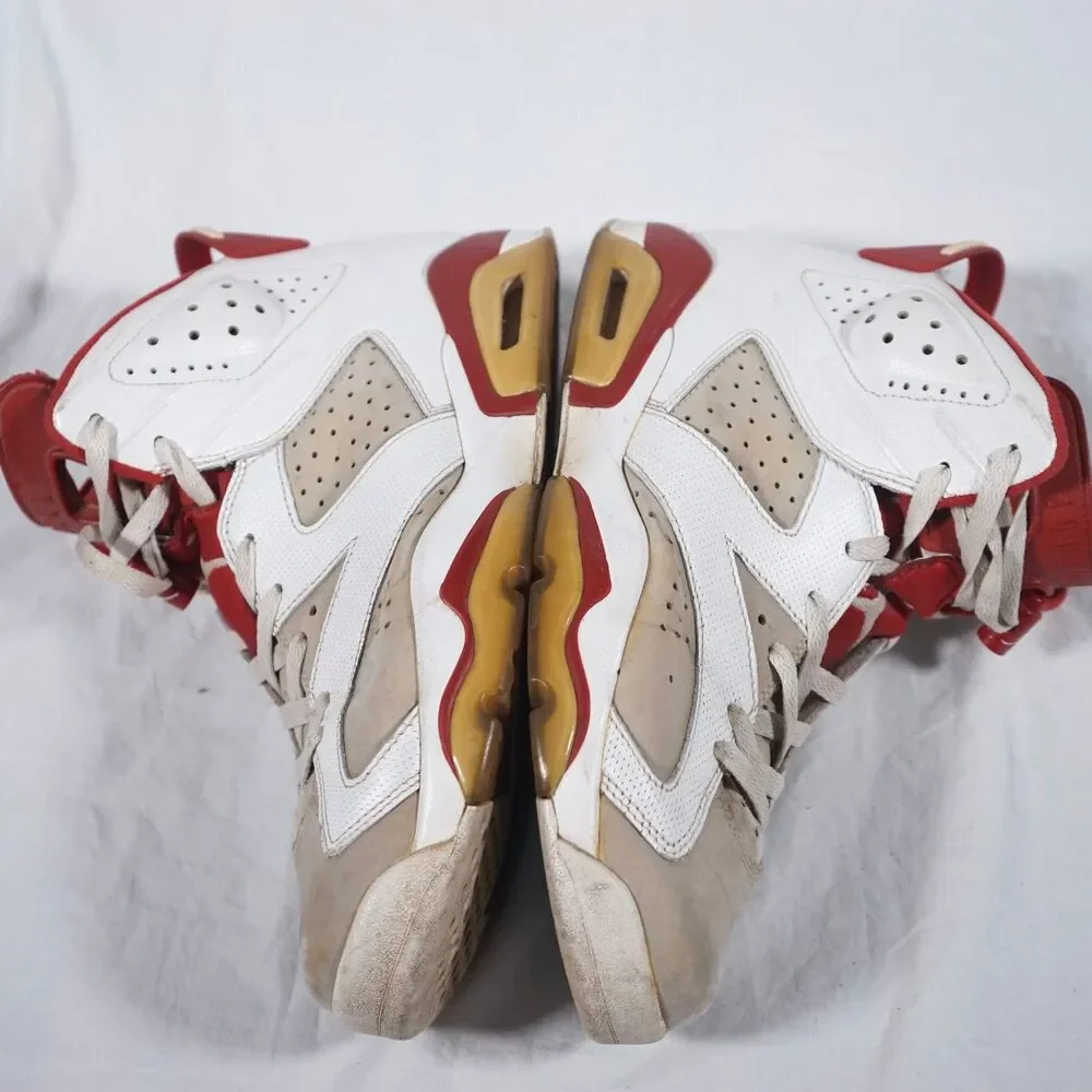Nike Air Jordan 6 Retro Alternate White University Red 2022 Men's 10.5